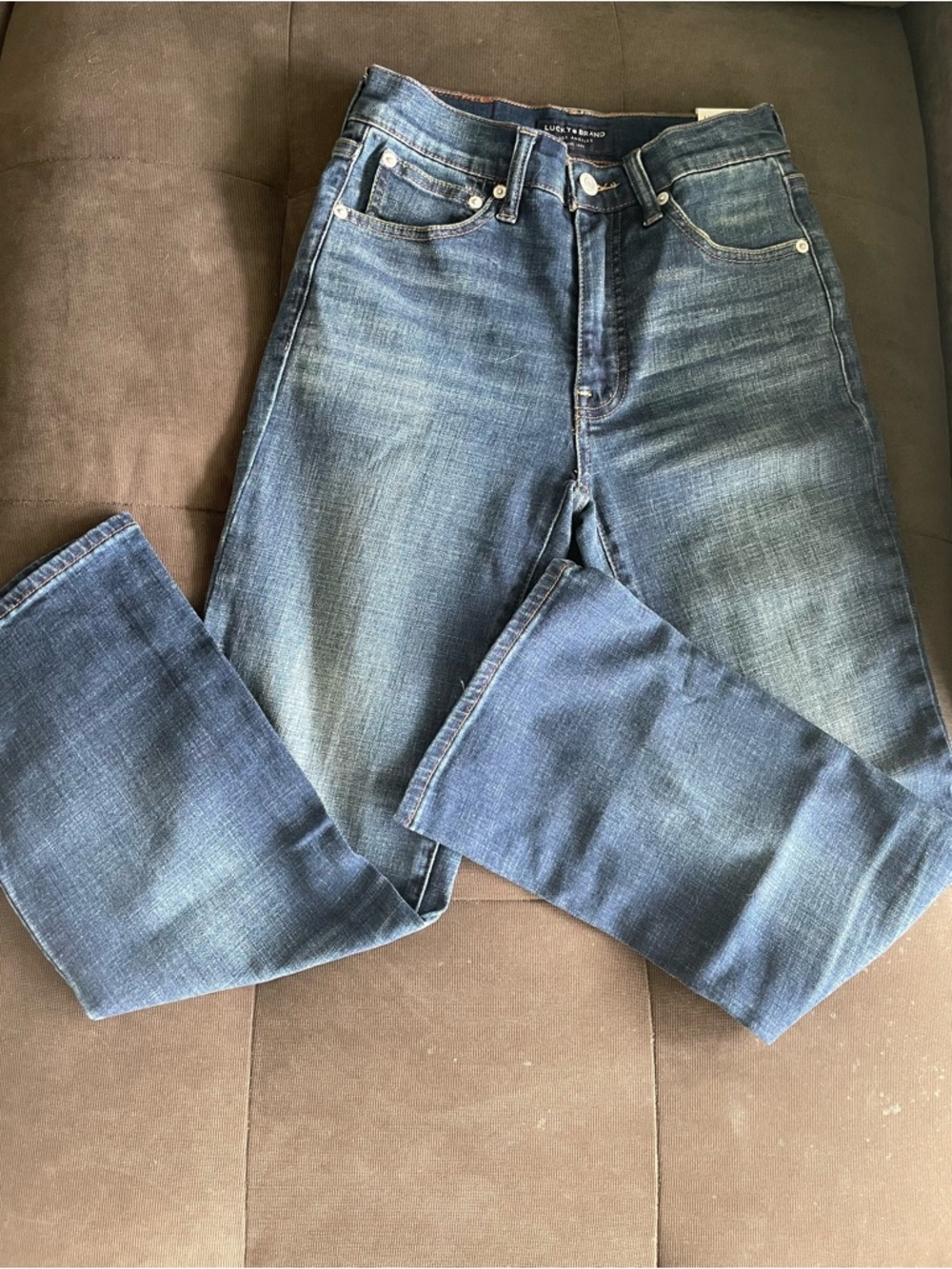 Lucky Brand High-rise Crop Mini Boot Bridgette Jeans